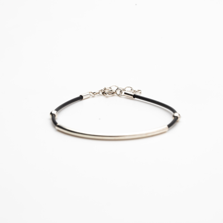 Brățară Din Argint și Silicon Bianca [3]