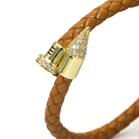 Brățară Din Piele Cui Chocolate Brown [1]