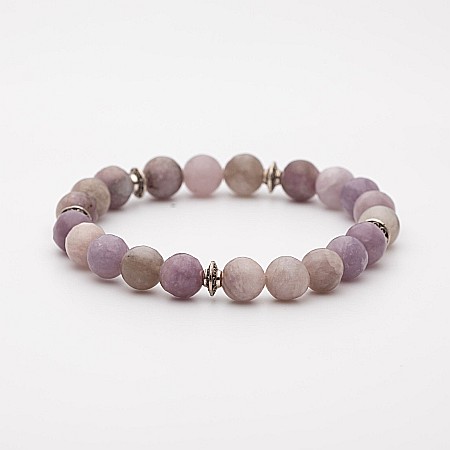 Brățară Handmade Din Pietre Semiprețioase Lilac Jade [1]
