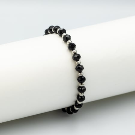 BIJUTERII ARGINT - Brățară Reglabilă Handmade Cu Bilute Din Argint Isadora