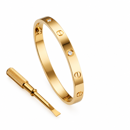 REDUCERI - Brățară LOVE Aurie Golden Elegance