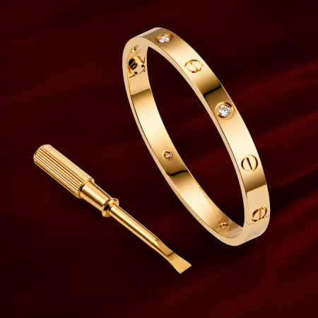 Brățară LOVE Aurie Golden Elegance [1]