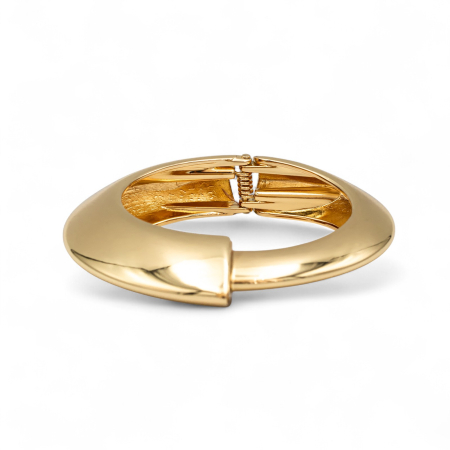 NOUTĂȚI - Brățară Masivă Fixă Placată Cu Aur Delia