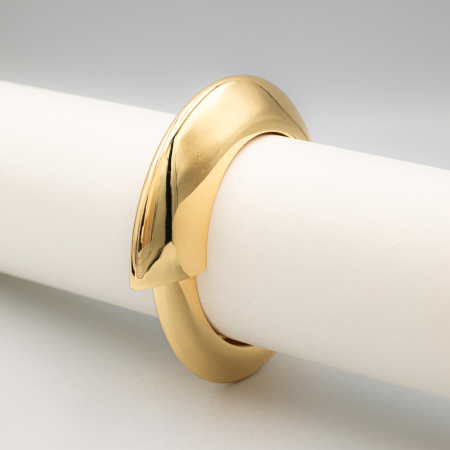 Brățară Masivă Fixă Placată Cu Aur Delia [3]