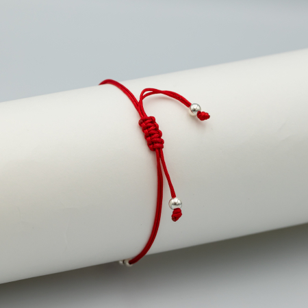 Brățară Reglabilă Handmade Cu Biluțe Din Argint [1]