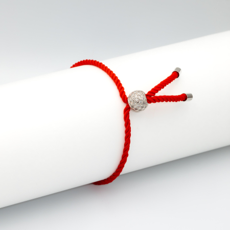 Brățară Reglabilă Handmade Cu Pandantiv Argintiu Sonia [1]