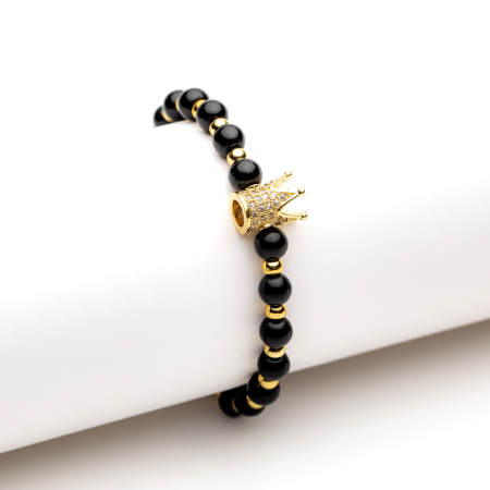 TOATE PRODUSELE - Brățară Reglabilă Handmade Cu Pandantiv Coroană Elisabeta