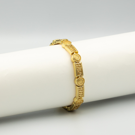 BRĂȚĂRI - Brățară Spectaculoasă Placată Cu Aur Galben Versus