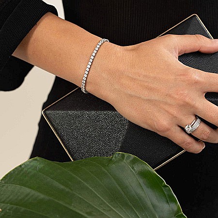 BRĂȚĂRI ARGINT - Brățară Tennis ARGINT 925 Diamond Look