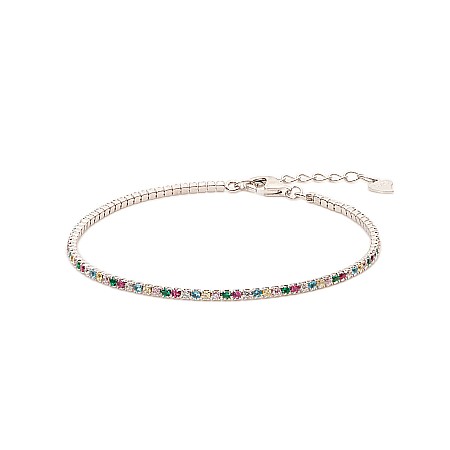 BRĂȚĂRI ARGINT - Brățară Tennis Argint Multicoloră
