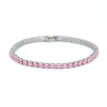 BRĂȚĂRI - Brățară Tennis Baby Pink