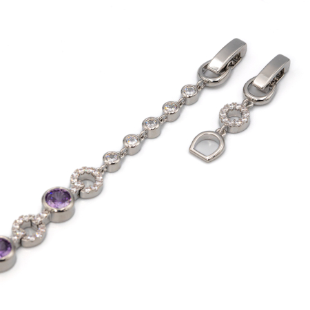 Brățară Tennis În Două Tonuri Purple Shine [1]