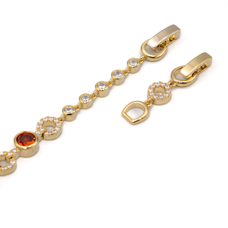 Brățară Tennis În Două Tonuri Ruby Red [1]