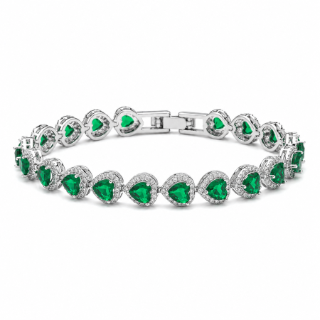 TOATE PRODUSELE - Brățară Tennis Spectaculoasă Emerald Heart