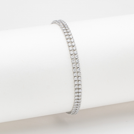 TOATE PRODUSELE - Brățara Tennis Strălucitoare Dublă Cu Cristale True Elegance