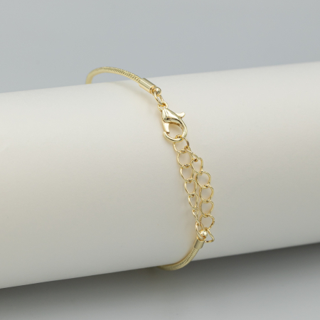 Brățară Tip Pandora Placată Cu Aur Galben [1]