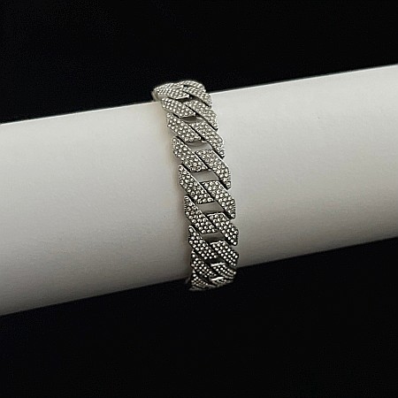 BIJUTERII BĂRBAȚI - Brățară Unisex Cuban Diamond