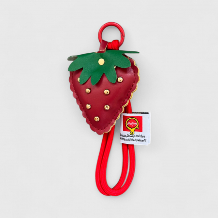 NOUTĂȚI - Breloc-Charm Geantă  Strawberry Pop