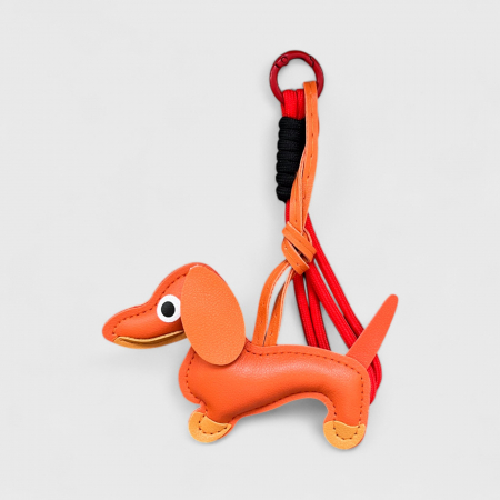 NOUTĂȚI - Breloc-Charm Geantă  Tangerine Puppy
