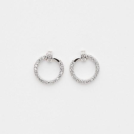 Cercei Argint Model Cui [0]