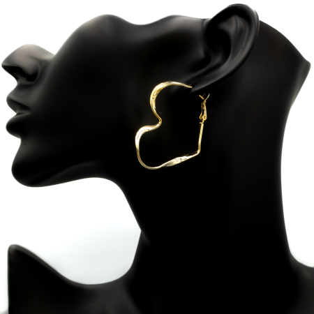 CERCEI - Cercei Aurii Stilizați Edith