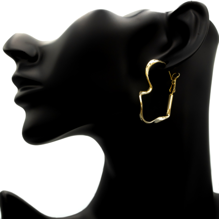 Cercei Aurii Stilizați Edith [2]