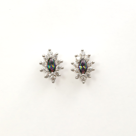 TOATE PRODUSELE - Cercei Din Argint Cu Piatră Mov Tip Ametist Suraya