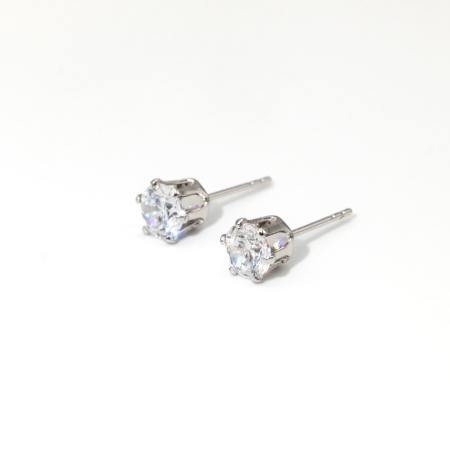 Cercei Din Argint Cu Zirconia Sclipitoare Brigitte [1]