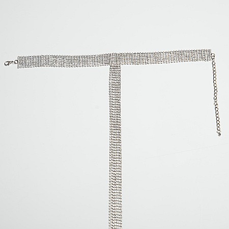 Chocker Argintiu Luxury [4]