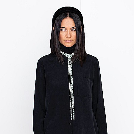 REDUCERI - Chocker Argintiu Luxury