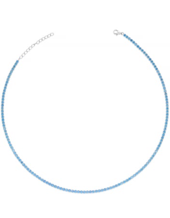 BIJUTERII ARGINT - Colier Argint Tennis Sapphire