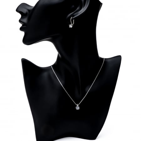 Colier Argintiu Diamond Look [1]