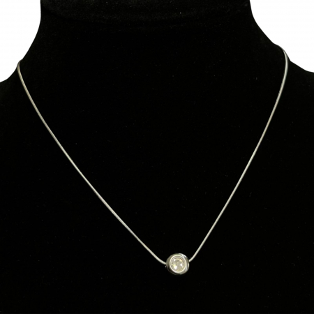 NOUTĂȚI - Colier Argintiu Diamond Style
