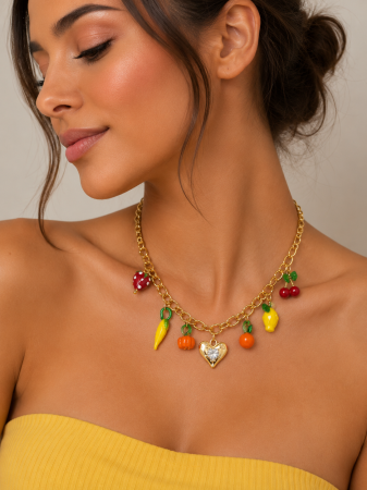 Colier Auriu Cu Pandantive Summer Love [1]