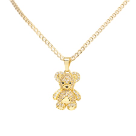 NOUTĂȚI - Colier Cu Pandantiv Teddy Glam