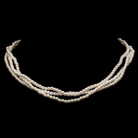 TOATE PRODUSELE - Colier Cu 3 Șiraguri De Perle Francesca