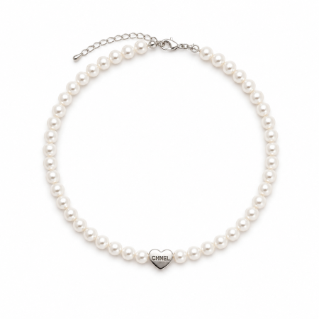 COLIERE - Colier De Perle Chance Shiny Heart