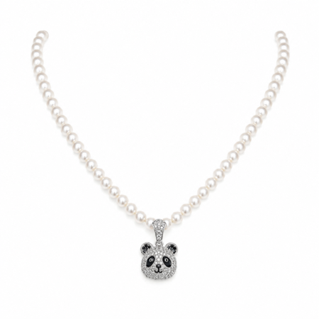 REDUCERI - Colier De Perle Cu Pandantiv Teddy Bear