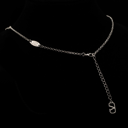 Colier Dublu Argintiu Valentina [1]