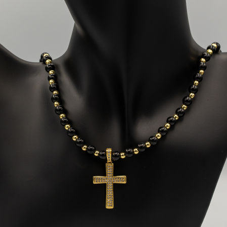 Colier Handmade Cu Pandantiv Cruce Faith [1]