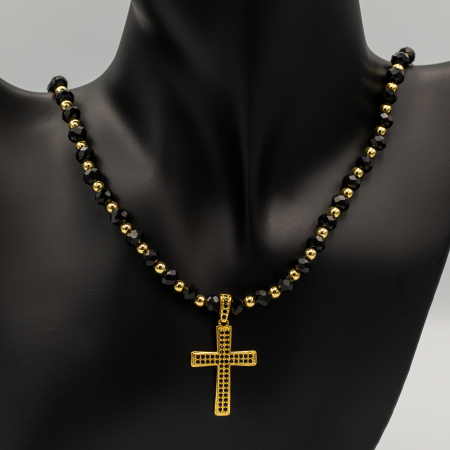 Colier Handmade Cu Pandantiv Cruce Grace [1]