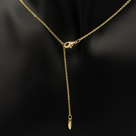 Colier Placat Cu Aur Galben Cu Pandantiv Perlă [1]