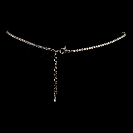 Colier Tennis Cu Pandantiv Cruce Cu Cristale [1]