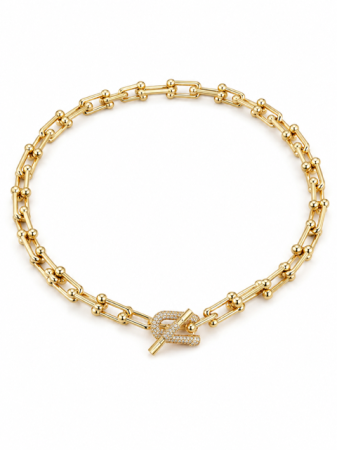COLECȚIA TIFANY - Colier Tifany Gold-Rose