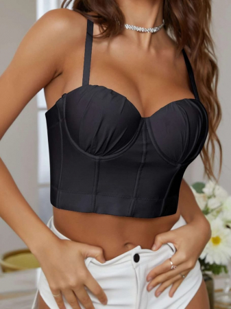 NOUTĂȚI - Corset Negru Ami