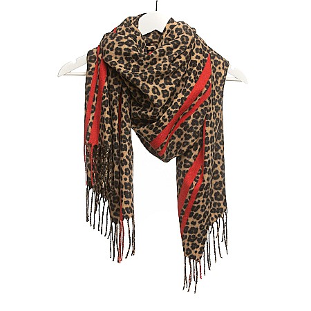 FULARE/EȘARFE - Fular Cu Animal Print
