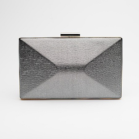 Geantă Clutch Gri Metalic-ELCGE0134S [1]