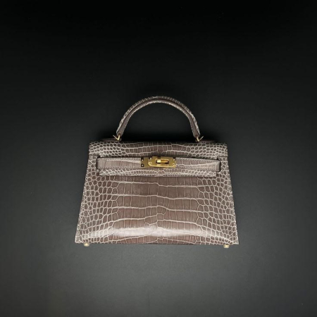 NOUTĂȚI - Geantă Kelly Mini Cafe Au Lait