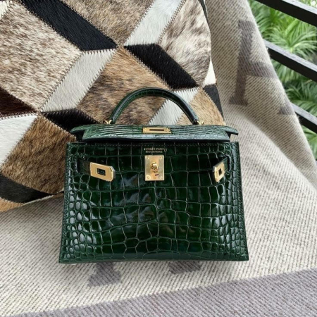 NOUTĂȚI - Geanta Kelly Mini Verde