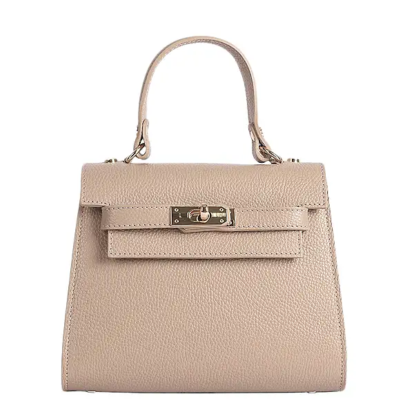 ACCESORII - Geantă KELLY Piele Naturală Nude-ELC117-1
